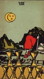 Eight of Cups tarot card