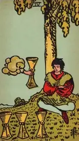 Four of Cups tarot card