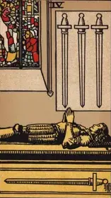 Four of Swords tarot card