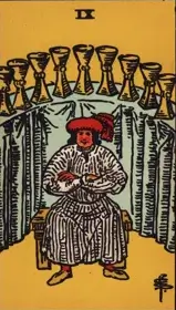 Nine of Cups tarot card