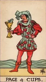 Page of Cups tarot card