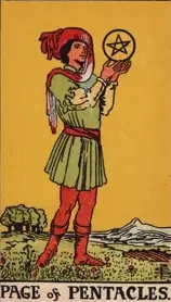 Page of Pentacles tarot card