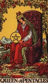 Queen of Pentacles tarot card