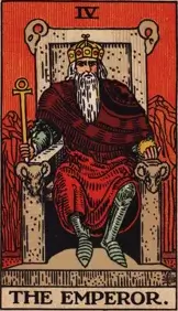 The Emperor tarot card