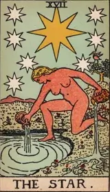 The Star tarot card