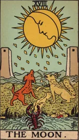 The Moon Tarot Card Meaning in 3 Aspects