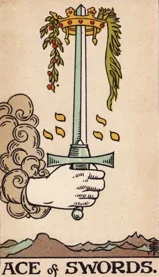 Ace of Swords Tarot Meaning: 3 main aspects