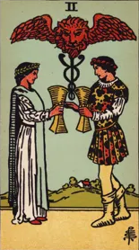 2 of Cups: Harmony and Balance – Tarot Meanings Explained