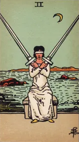 2 of Swords Tarot Meaning in 3 Aspects