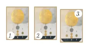 Three-card spread